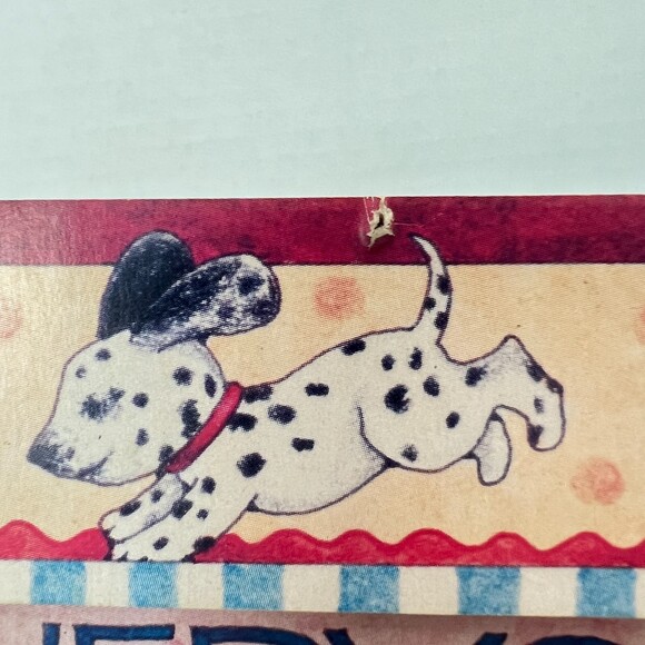 Mary Engelbreit Cards to Keep Plaque Everyone Needs Their Own Spot Dog Child - Picture 9 of 11